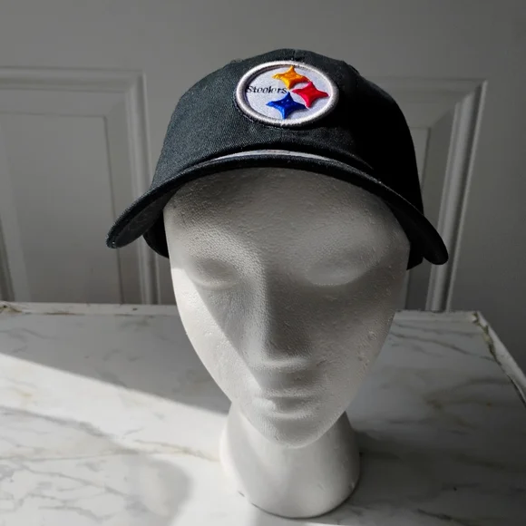 NFL Team Black Cap with Embroidered Logo