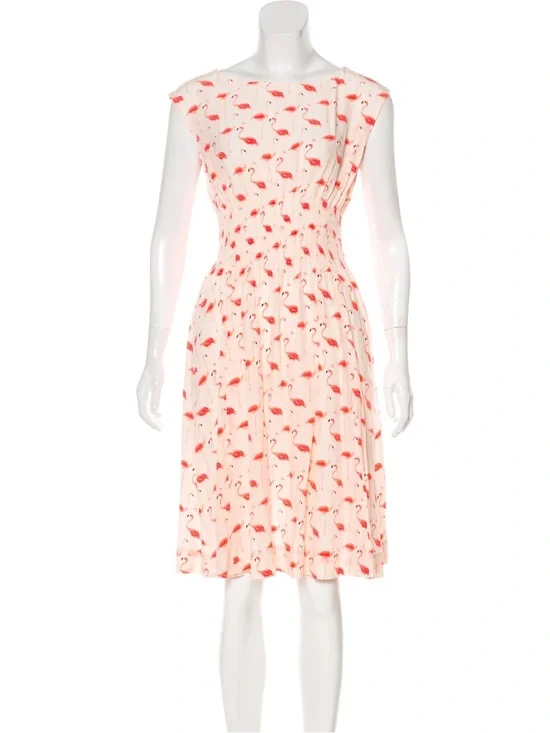 EUC Kate Spade Blaire Flamingo Dress