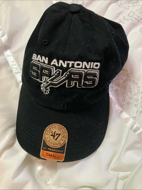 47 Brand San Antonio Spurs Black Baseball Cap