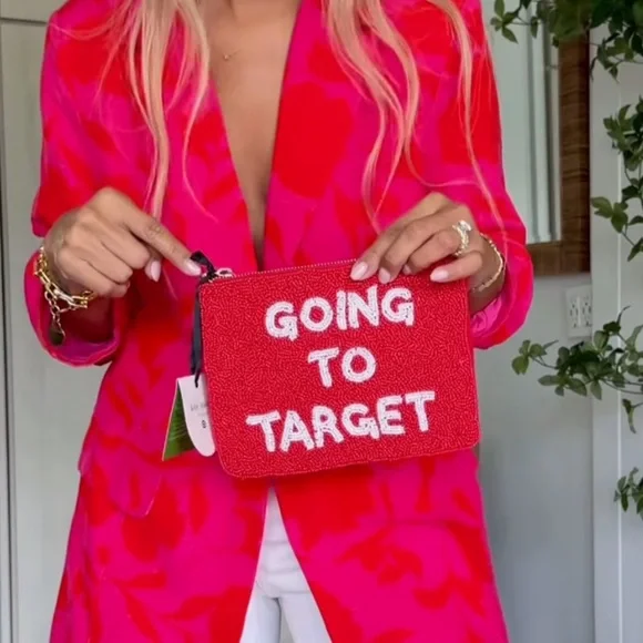 Kate Spade x Target Beaded Clutch Bag