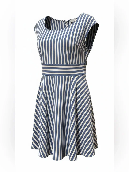 Kate Spade New York Basket Stripe Fiorella Dress – Small