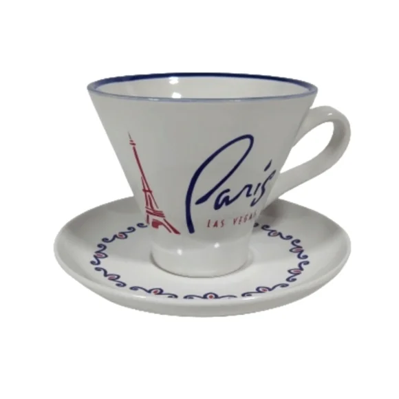 PARIS LAS VEGAS Cup and Saucer