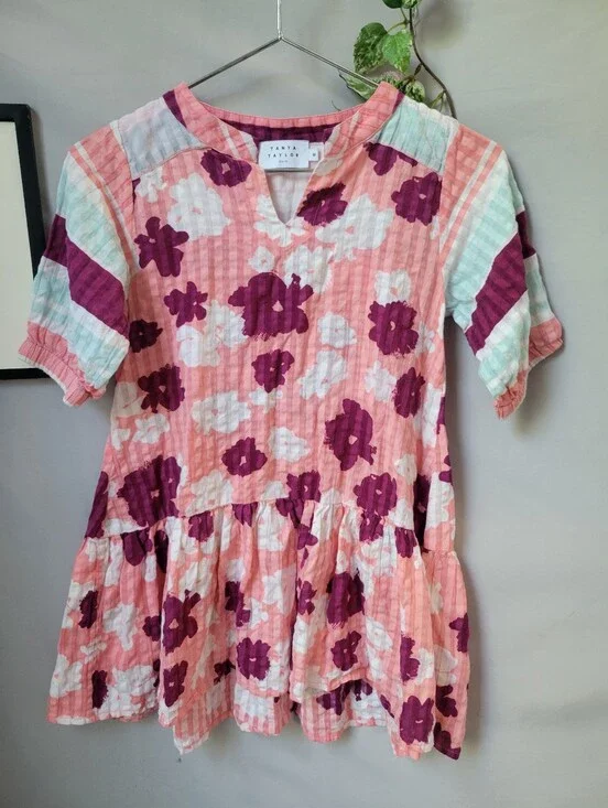 Tanya Taylor Mini Evelyn Floral Swim Beach Cover Up M