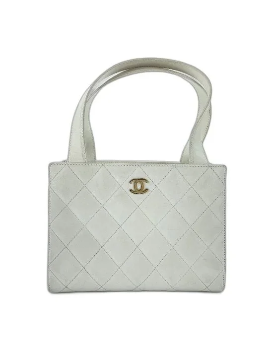 Chanel Handbag Quilted White