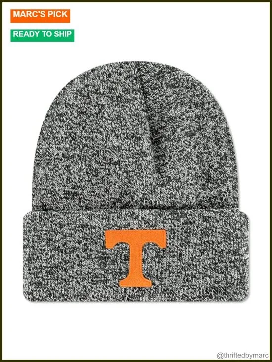Ribbed Knit Cuff Beanie, Acrylic, Officially Licensed NCAA, Unisex One Size