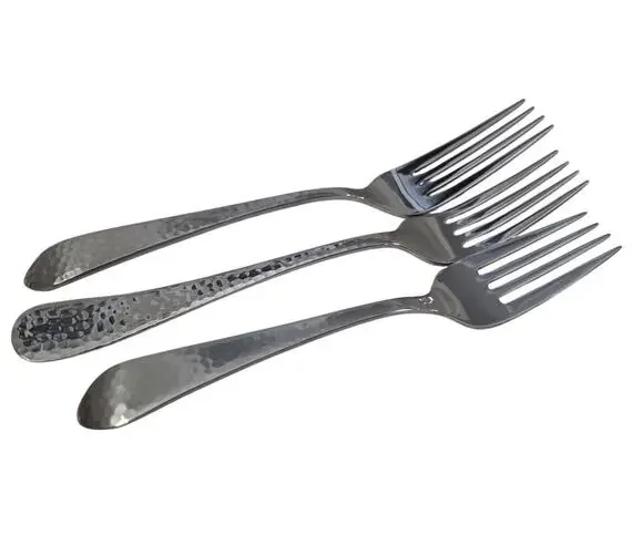 Lot 3 FORKS Reed & Barton Heritage Mint Olde English Hammered 18/10