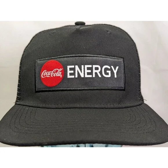 COCA COLA ENERGY DRINK COKE TRUCKER HAT CAP, ADJUSTABLE SIZE