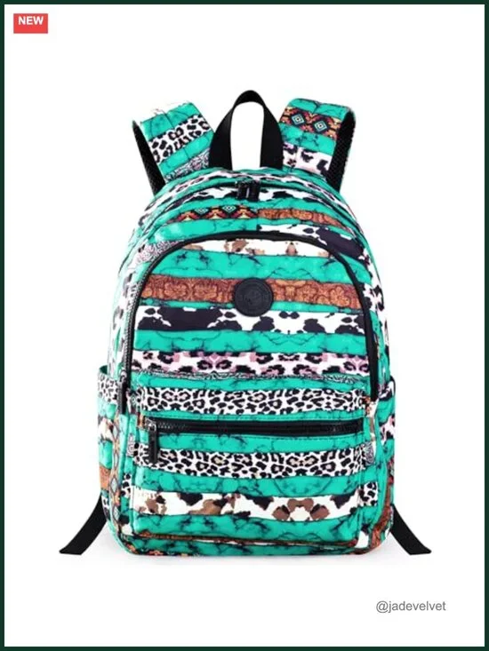 Western Boho Backpack Purse Waterproof Laptop Daypack Large Capacity Travel