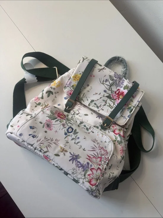 Fable England Mini Backpack - Bloomin Toile Full Color - NWT