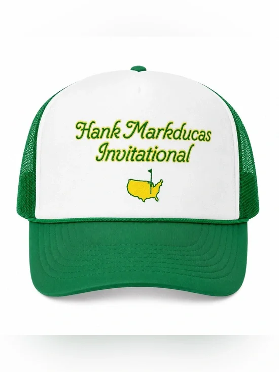 Hank Markducas Invitational Green Trucker Hat