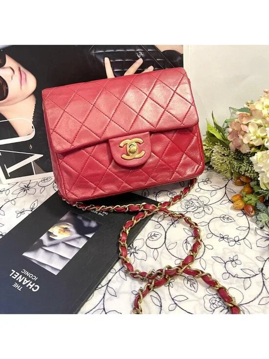 Chanel Quilted Double Flap Chain