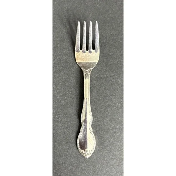 International Silver Rogers Reflection Baby Fork Silverplate Flatware 4 1/4