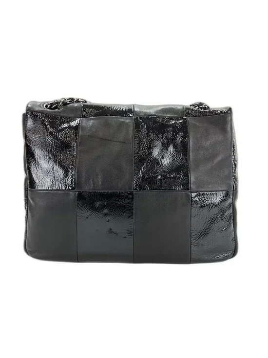 Chanel Shoulder Bag Lambskin Patchwork CC Logo