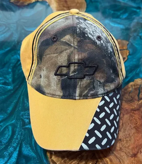 Chevy Rock Solid Paramount Outdoors Yellow Camo Adjustable Strapback Hat
