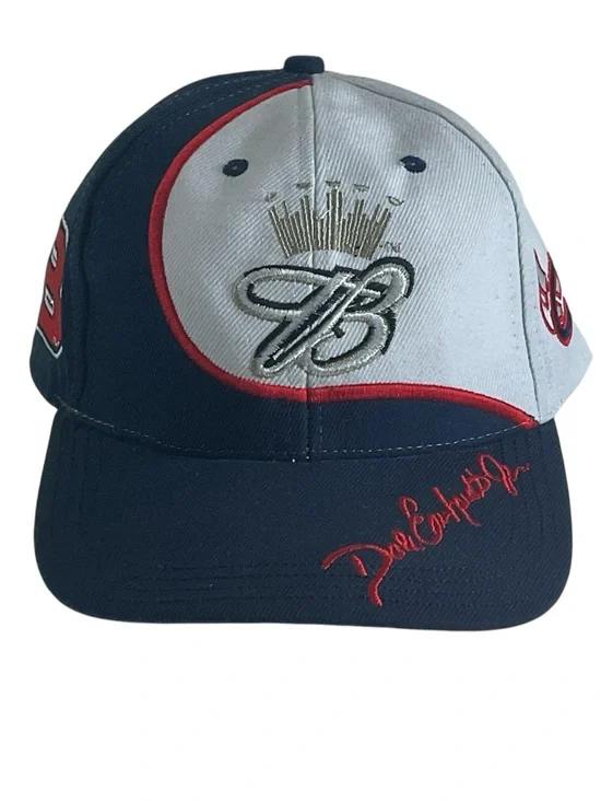 Dale Earnhardt Jr #8 NASCAR Adjustable Hat Cap Embroidered Red White Blue OSFM