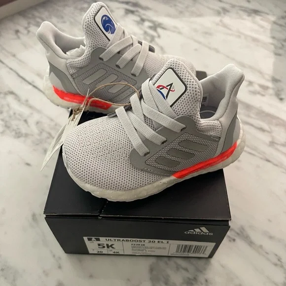 adidas UltraBoost 20 x NASA ISS Running Sneaker-Dash Gray/Silver/Silver