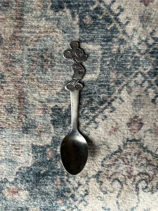 Vintage Mickey Mouse Walt Disney By Bonny Made In Japan Stainless Steel Spoon