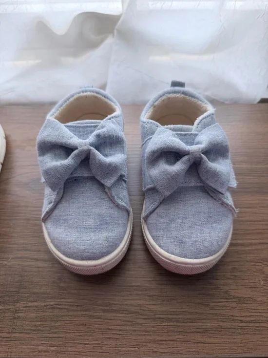 jumping beans Baby Bow-Tie Casual Sneakers - Light Blue