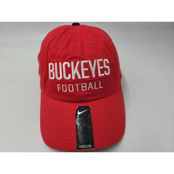 Ohio‎ State University Buckeyes Football Nike Strapback Adjustable Hat Cap NCAA