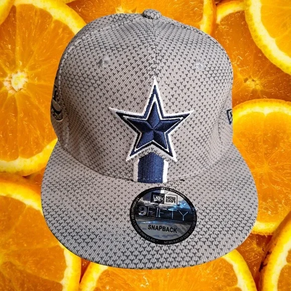 Dallas Cowboys New Era 9FIFTY NFL Football Hat Gray Snapback‎ Cap