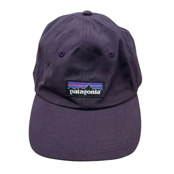 Patagonia P-6 Label Trad Cap Purple Organic Cotton Adjustable Hat 38296