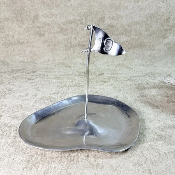 Mariposa 19th Hole Plate Silver Serving Vintage