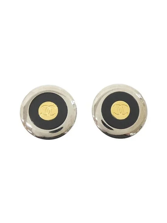 Chanel Vintage Earrings Gold