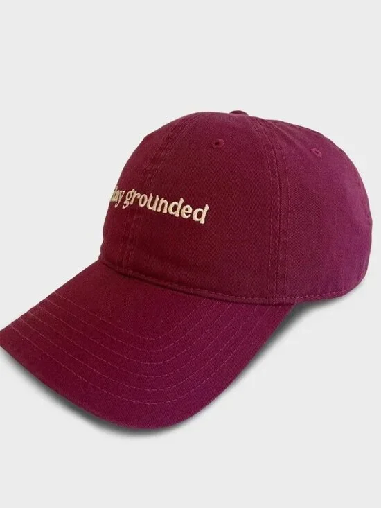 NEW Men's Stay Grounded Baseball Hat - Red