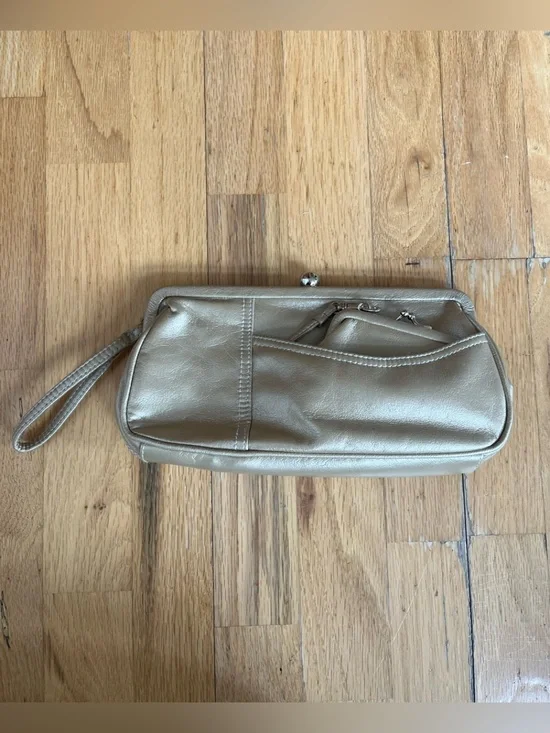 Vintage 1950’s MixIT Gold colored Wristlet Clutch