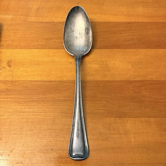Gorham Old French Sterling Silver Table Serving Spoon 8.5