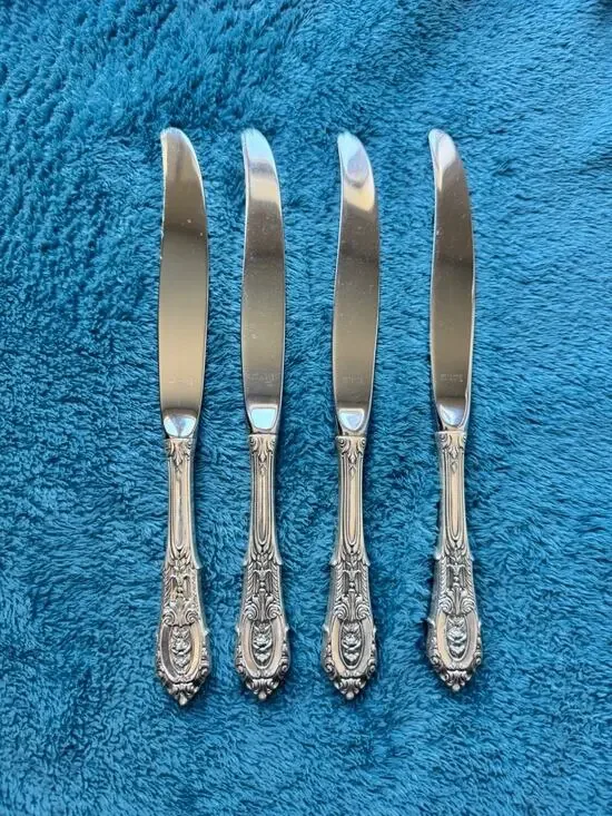 Vintage Wallace Rose Point Sterling Silver 