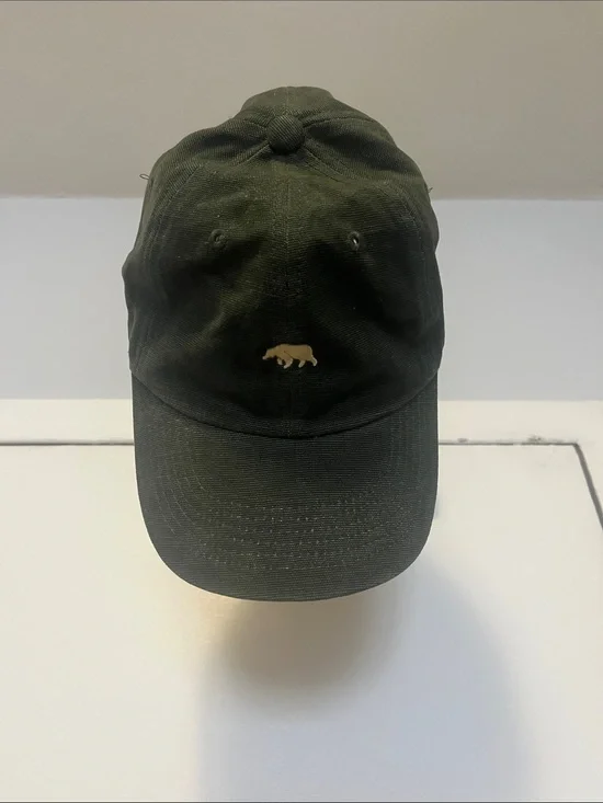Onward Reserve Olive Green Baseball Cap with Bear Accent