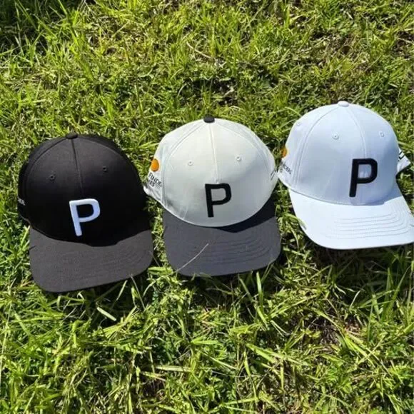 Puma P Cap Golf Hats - Set of 3