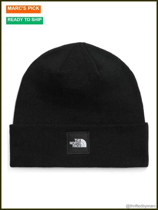 Deep Fit Cuffed Winter Beanie with Woven Logo Patch, Recycled Polyester
