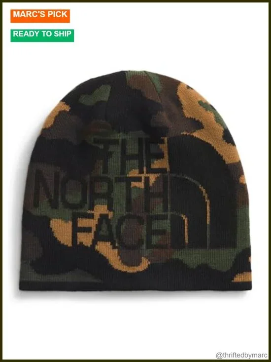 Reversible Double Sided Winter Beanie, Repreve Recycled Polyester, Classic Fit