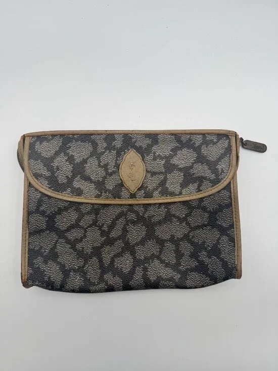 YSL Large Zipper Clutch