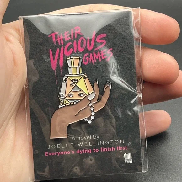 Their Vicious Games Novel Joelle‎ Wellington Lapel Hat Pin