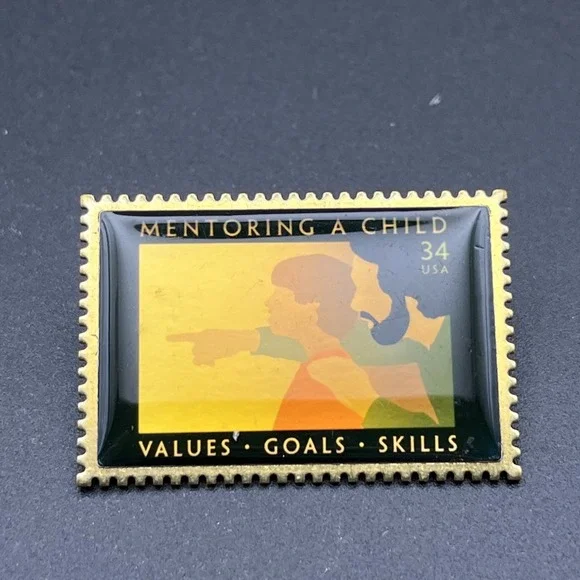 USPS‎ United States Postal Service Stamp Mentoring A Child Lapel Pin