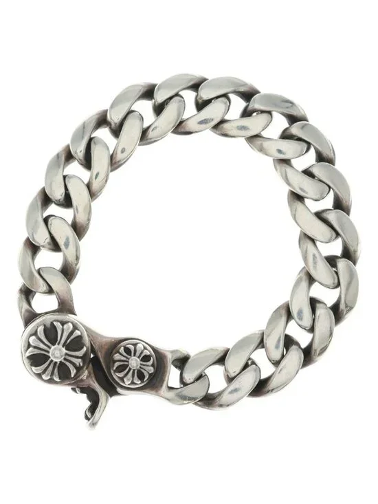 Chrome Hearts Clsc Chn Lnk Sml Classic Link Small Clip Bracelet Silver