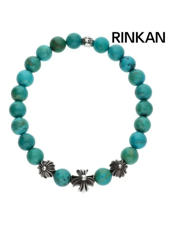 Chrome Hearts 8 Bead Bracelet 8 Turquoise