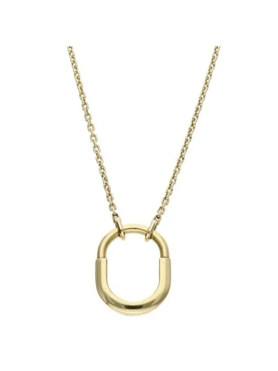 Tiffany & Co Lock 18k Yellow Gold Small Necklace