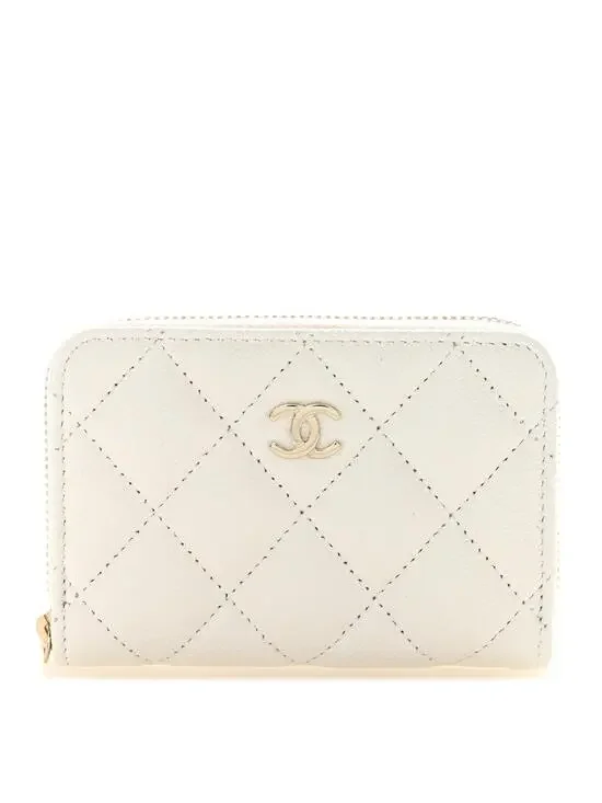 Chanel Caviar Quilted Zip Coin Purse #302025C92B