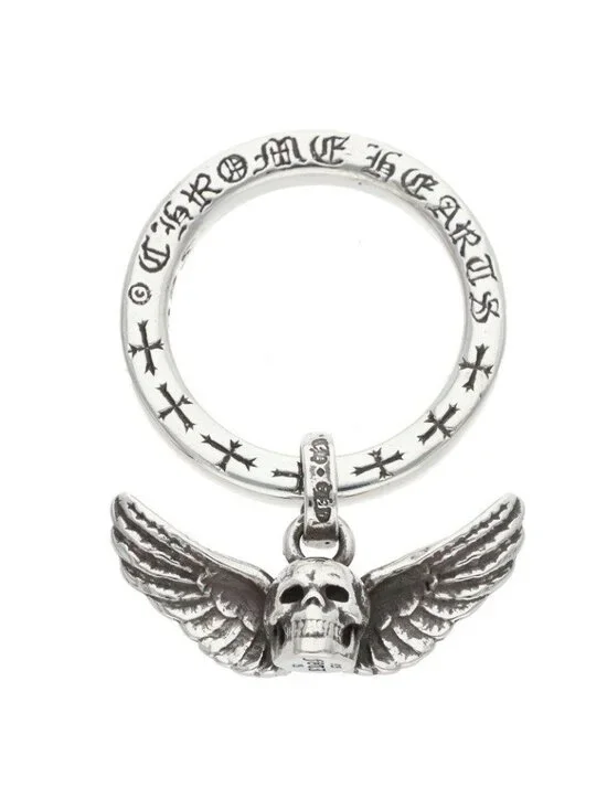 Chrome Hearts Ntfl Wfoti Mahalia Motif Silver Ring
