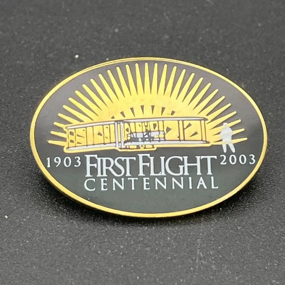 First Flight Centennial Anniversary Wright Brothers Lapel Hat Pin‎