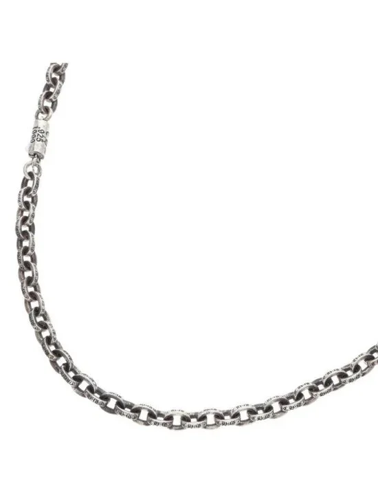 Chrome Hearts Paper Chain 20 Silver Necklace
