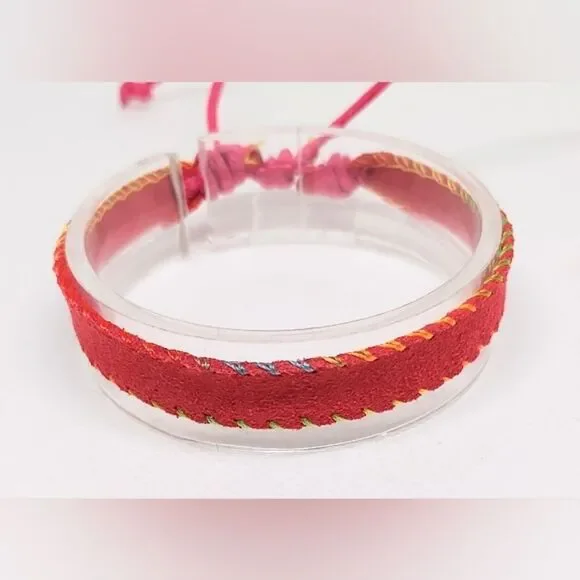 Men's bracelet red‎ new e63
