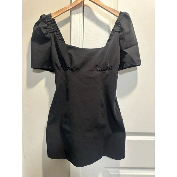 Free People Mini Black Dress Size 10‎