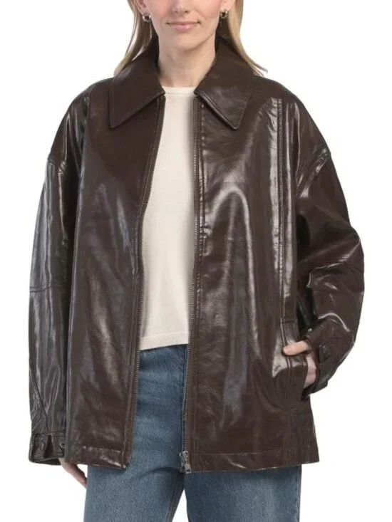 FREE PEOPLE Sloane Faux Leather Jacket