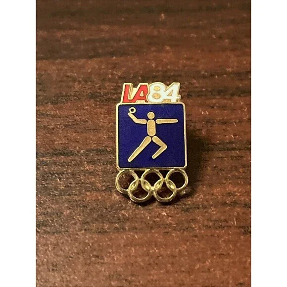1984‎ Los Angeles Olympics Handball Event Lapel Hat Pin