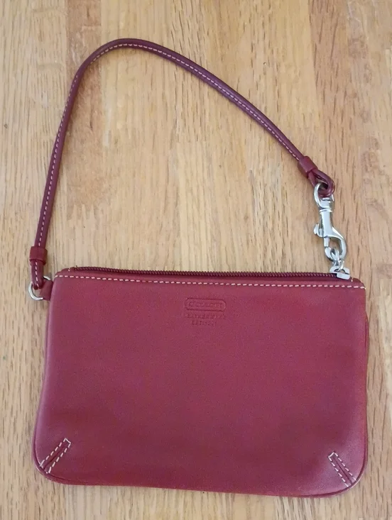 Coach Leather Wristlet